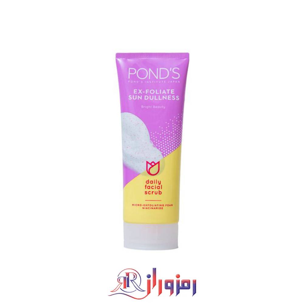 فوم شستشوی صورت پوندز مدل Ex  foliate sun dullness حجم 100 میل،خرید و قیمت فوم شستشوی صورت پوندز مدل Ex  foliate sun dullness حجم 100 میل
